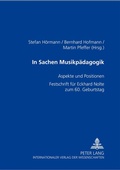 Cover: In Sachen Musikp&auml;dagogik - Peter Lang Verlag