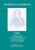 Cover: Immermann-Jahrbuch 5/2004 - Peter Lang Verlag