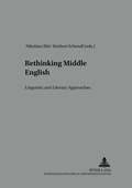 Cover: Rethinking Middle English - Peter Lang Verlag