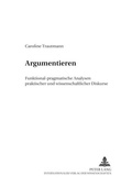 Cover: Argumentieren - Peter Lang Verlag