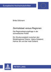 Abbildung von: Zentralstaat versus Regionen - Peter Lang Verlag