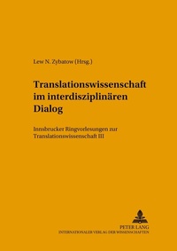 Abbildung von: Translationswissenschaft im interdisziplinären Dialog - Peter Lang Verlag