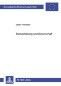 Cover: Stellvertretung und Botenschaft - Peter Lang Verlag