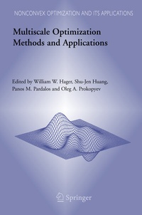 Enlarge image Cover: Multiscale Optimization Methods and Applications - Springer