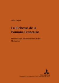 Abbildung von: «La Richesse de la Pomone Française» - Peter Lang Verlag
