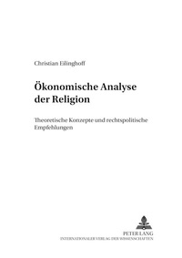 Abbildung von: Ökonomische Analyse der Religion - Peter Lang Verlag