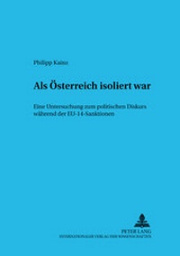 Abbildung von: Als Österreich isoliert war - Peter Lang Verlag