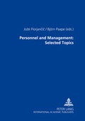 Cover: Personnel and Management: Selected Topics - Peter Lang Verlag