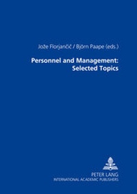 Enlarge image Cover: Personnel and Management: Selected Topics - Peter Lang Verlag