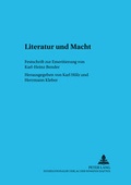 Cover: Literatur und Macht - Peter Lang Verlag