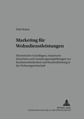Cover: Marketing f&uuml;r Wohndienstleistungen - Peter Lang Verlag