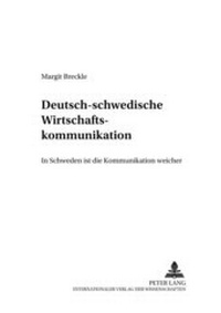 Abbildung von: Deutsch-schwedische Wirtschaftskommunikation - Peter Lang Verlag