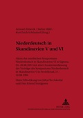 Cover: Niederdeutsch in Skandinavien V und VI - Peter Lang Verlag