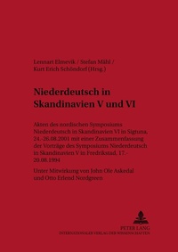 Abbildung von: Niederdeutsch in Skandinavien V und VI - Peter Lang Verlag