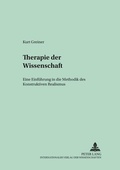 Cover: Therapie der Wissenschaft - Peter Lang Verlag