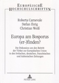 Cover: Europa am Bosporus (er-)finden? - Peter Lang Verlag
