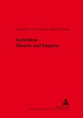 Cover: Varietaeten - Theorie und Empirie - Peter Lang Verlag