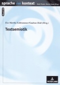 Cover: Textsemiotik - Peter Lang Verlag