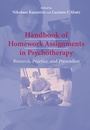 Cover: Handbook of Homework Assignments in Psychotherapy - Springer