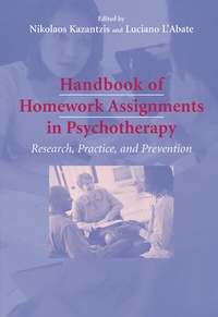 Enlarge image Cover: Handbook of Homework Assignments in Psychotherapy - Springer
