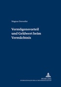 Bild: Vermögensvorteil und Geldwert beim Vermächtnis - Peter Lang Verlag