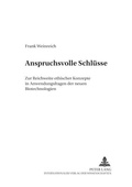 Cover: Anspruchsvolle Schl&uuml;sse - Peter Lang Verlag