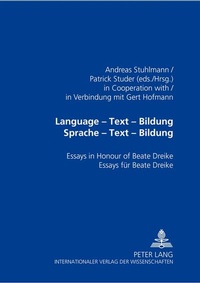 Enlarge image Cover: Language - Text - «Bildung»- Sprache - Text - Bildung - Peter Lang Verlag