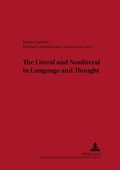 Cover: The Literal and Nonliteral in Language and Thought - Peter Lang Verlag