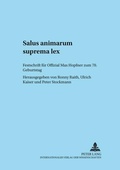 Cover: Salus animarum suprema lex - Peter Lang Verlag