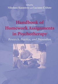 Enlarge image Cover: Handbook of Homework Assignments in Psychotherapy - Springer