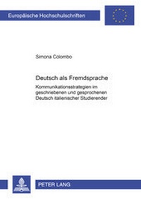 Abbildung von: Deutsch als Fremdsprache - Peter Lang Verlag
