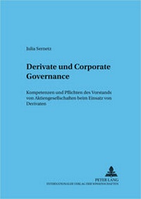 Abbildung von: Derivate und Corporate Governance - Peter Lang Verlag