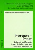 Cover: Metropole - Provinz - Peter Lang Verlag