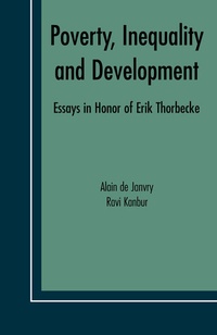 Enlarge image Cover: Poverty, Inequality and Development - Springer