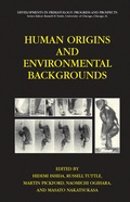 Cover: Human Origins and Environmental Backgrounds - Springer