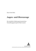 Cover: Augen- und Ohrenzeuge - Peter Lang Verlag