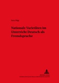 Cover: Nationale Variet&auml;ten im Unterricht Deutsch als Fremdsprache - Peter Lang Verlag