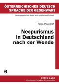 Cover: Neopurismus in Deutschland nach der Wende - Peter Lang Verlag