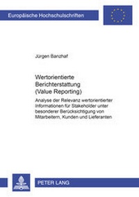 Abbildung von: Wertorientierte Berichterstattung (Value Reporting) - Peter Lang Verlag