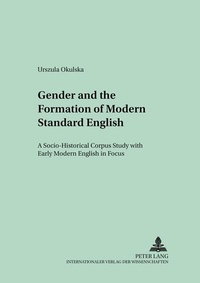 Enlarge image Cover: Gender and the Formation of Modern Standard English - Peter Lang Verlag