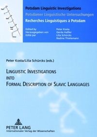 Abbildung von: Linguistics Investigations into Formal Description of Slavic Languages - Peter Lang Verlag