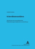 Cover: Schreibintensit&auml;ten - Peter Lang Verlag