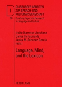 Abbildung von: Language, Mind, and the Lexicon - Peter Lang Verlag