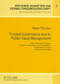 Abbildung von: Trusted Governance due to Public Value Management - Peter Lang Verlag