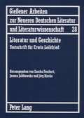 Cover: Literatur und Geschichte - Peter Lang Verlag