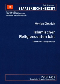 Abbildung von: Islamischer Religionsunterricht - Peter Lang Verlag