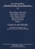 Cover: Leiten in der Kirche - Peter Lang Verlag