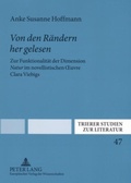 Cover: &laquo;Von den R&auml;ndern her gelesen&raquo; - Peter Lang Verlag