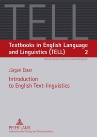 Enlarge image Cover: Introduction to English Text-linguistics - Peter Lang Verlag