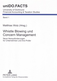 Abbildung von: Whistle Blowing und Concern Management - Peter Lang Verlag